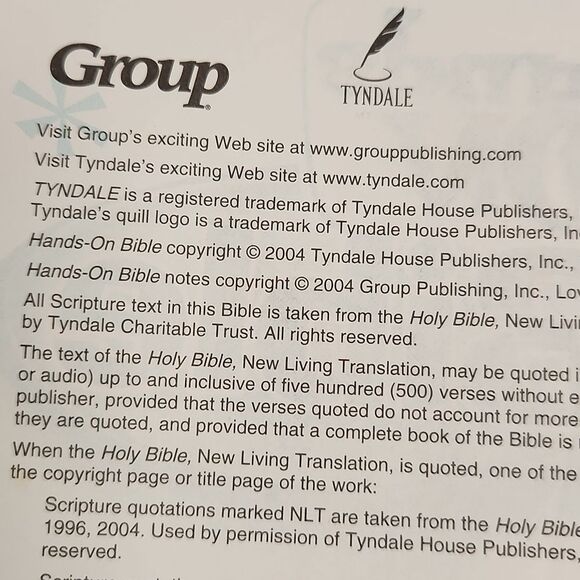 Hands On Bible NLT - Picture 9 of 14